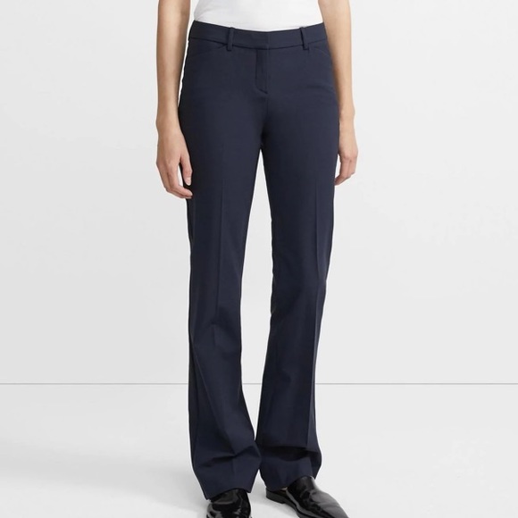 Size 4 Navy Blue Theory Slacks/Pants - Picture 2 of 6
